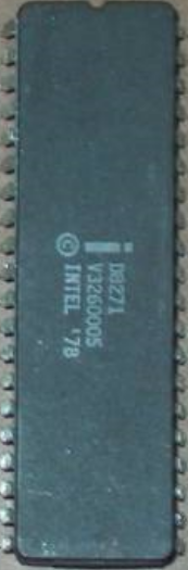 An Intel 8271 chip