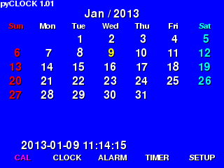 pyClock